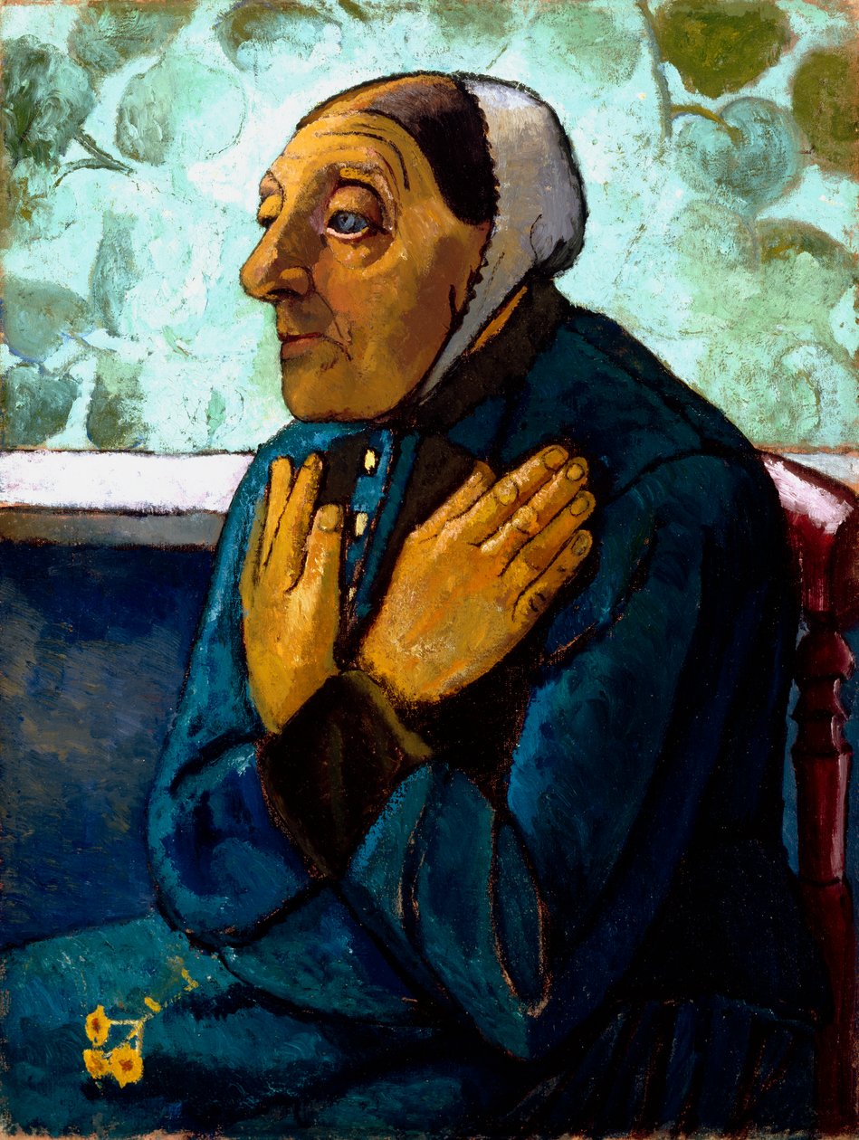 Gammal bondkvinna, ca 1905 av Paula Modersohn Becker