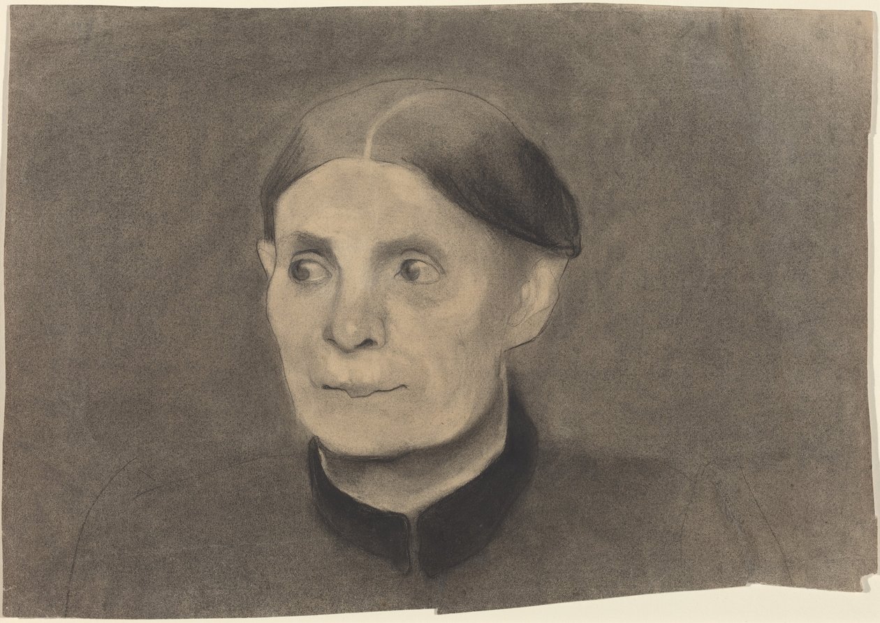 Porträtt av en kvinna av Paula Modersohn-Becker