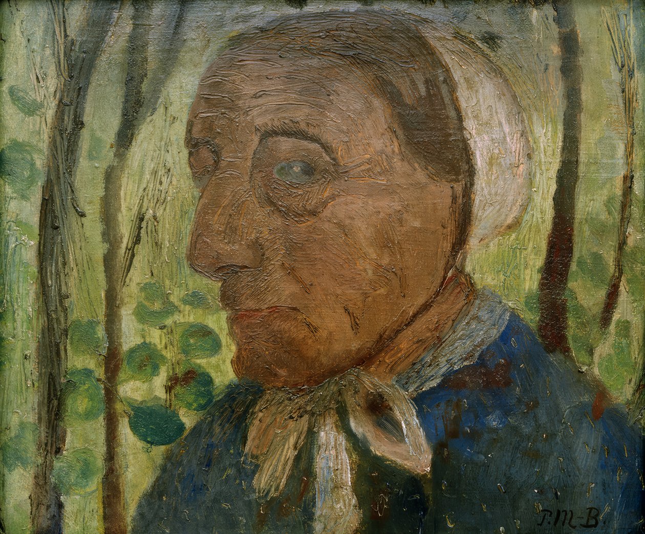 Gammal bondkvinna av Paula Modersohn Becker