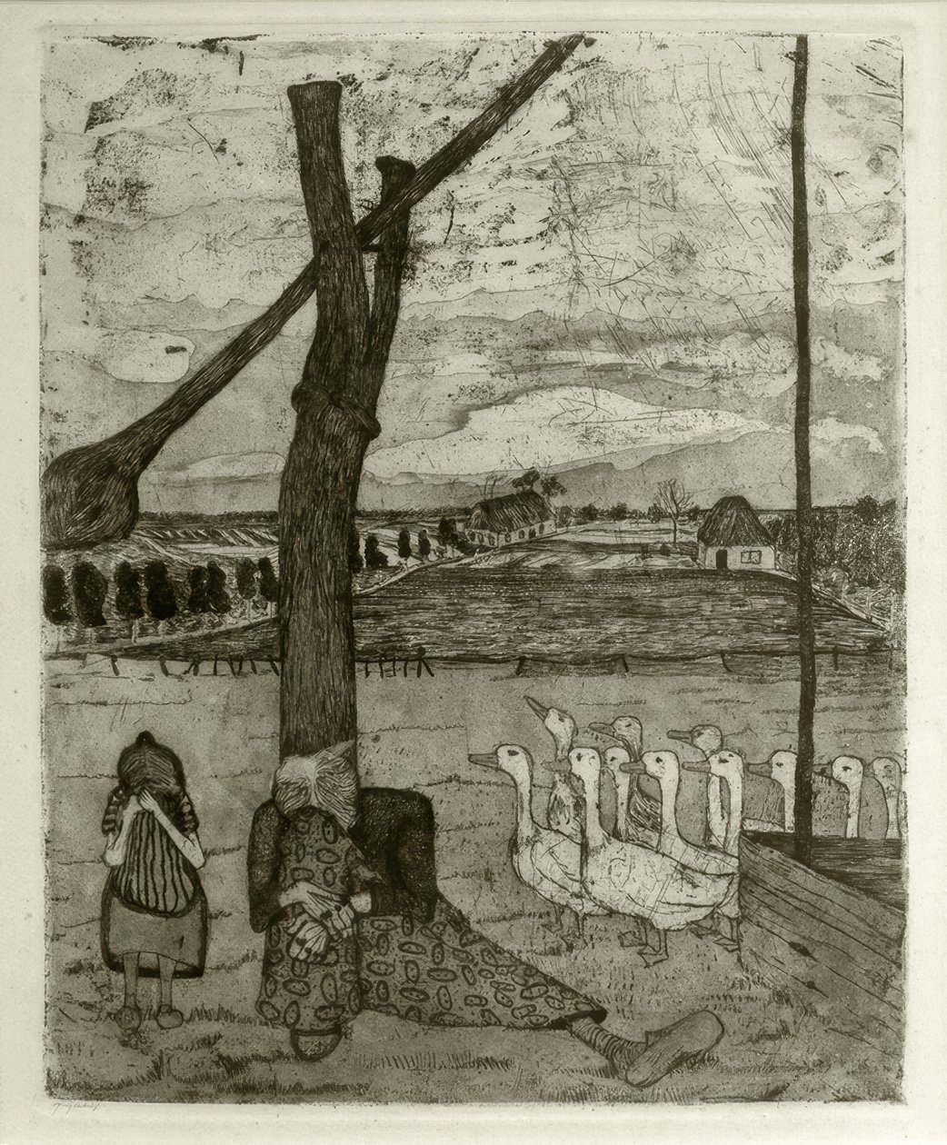 Sagan om den förlorade gåsen av Paula Modersohn Becker