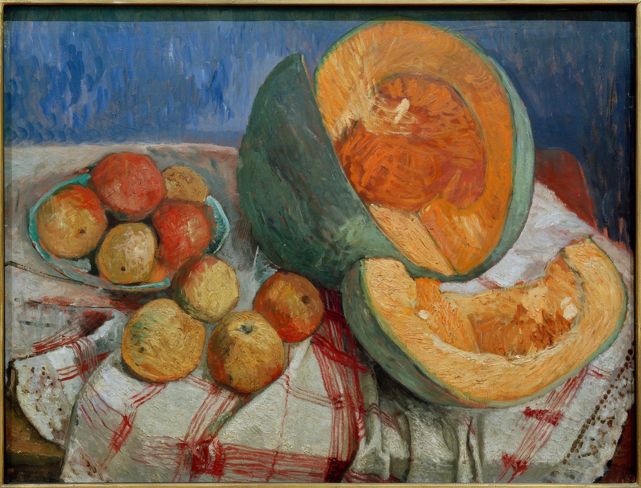 Stilleben med en pumpa av Paula Modersohn Becker