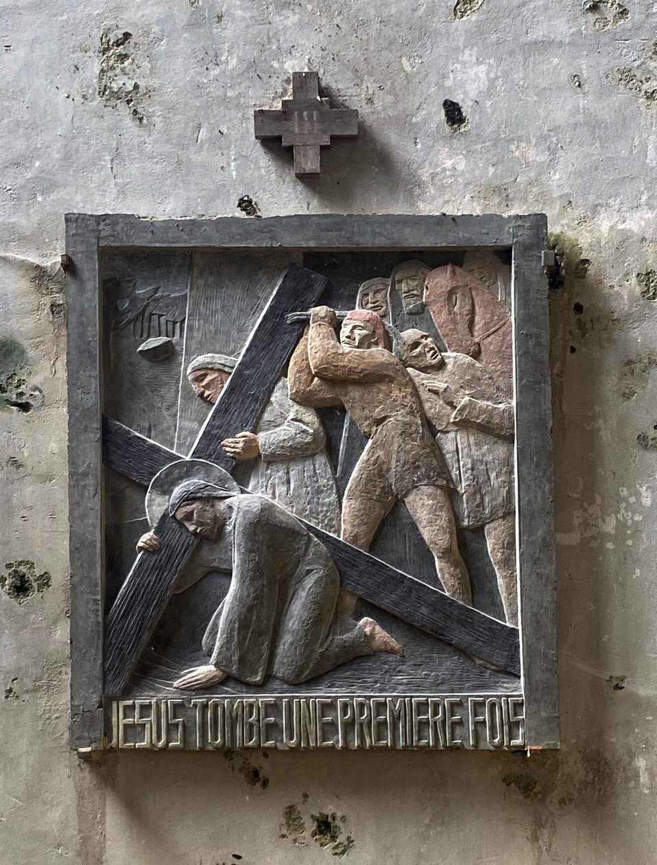Korsvägen, Saint-Mandet-kyrkan, Ferriere-sur-Larçon 1931 av Paule Richon