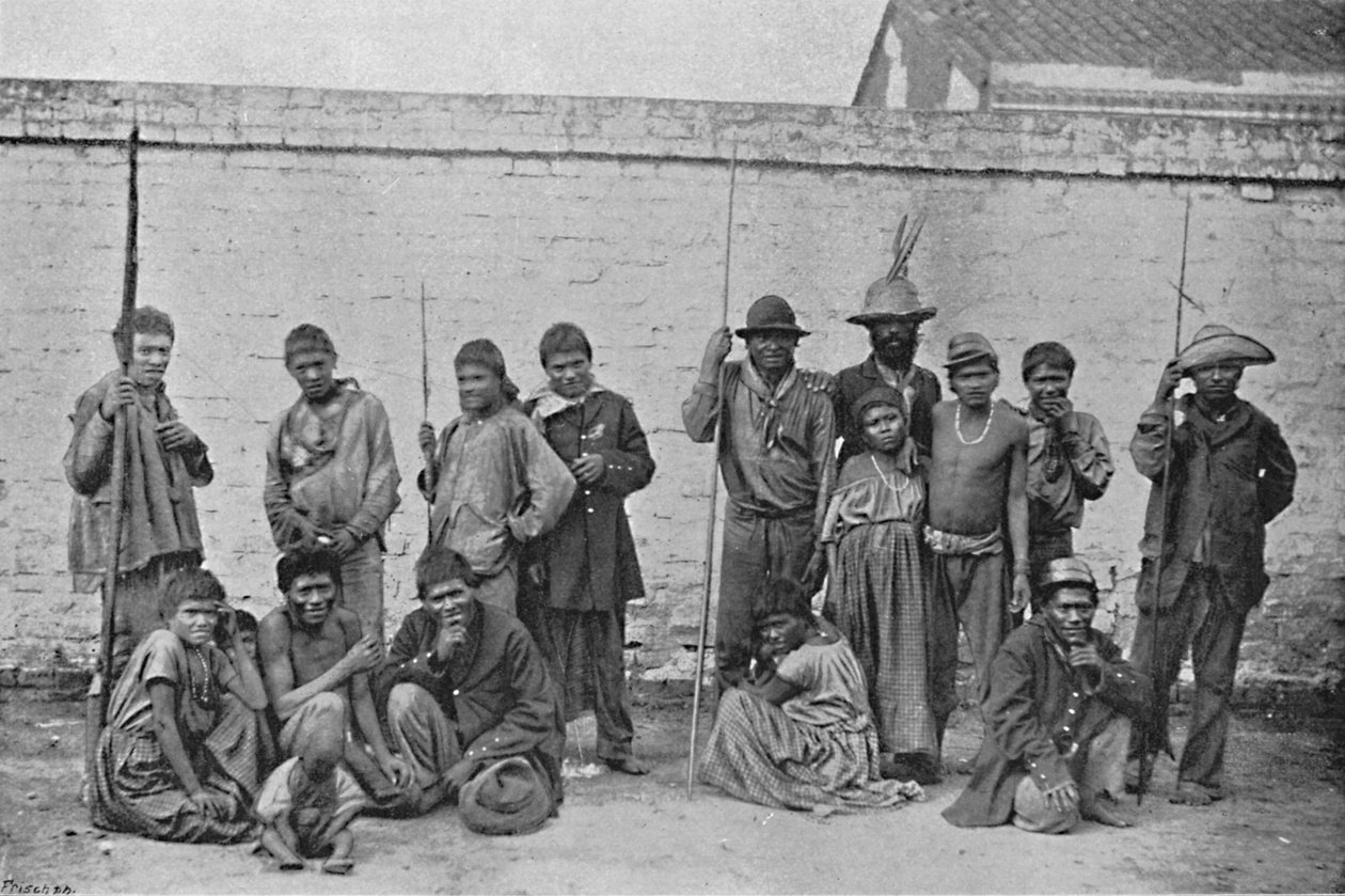 Chavante-indianer, 1895 av Paulo Kowalsky