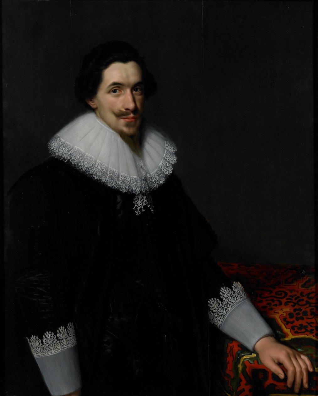Porträtt av Lucas van Voorst, 1628 av Paulus Moreelse