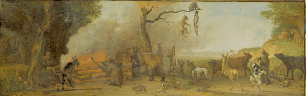 En jägares straff av Paulus Potter