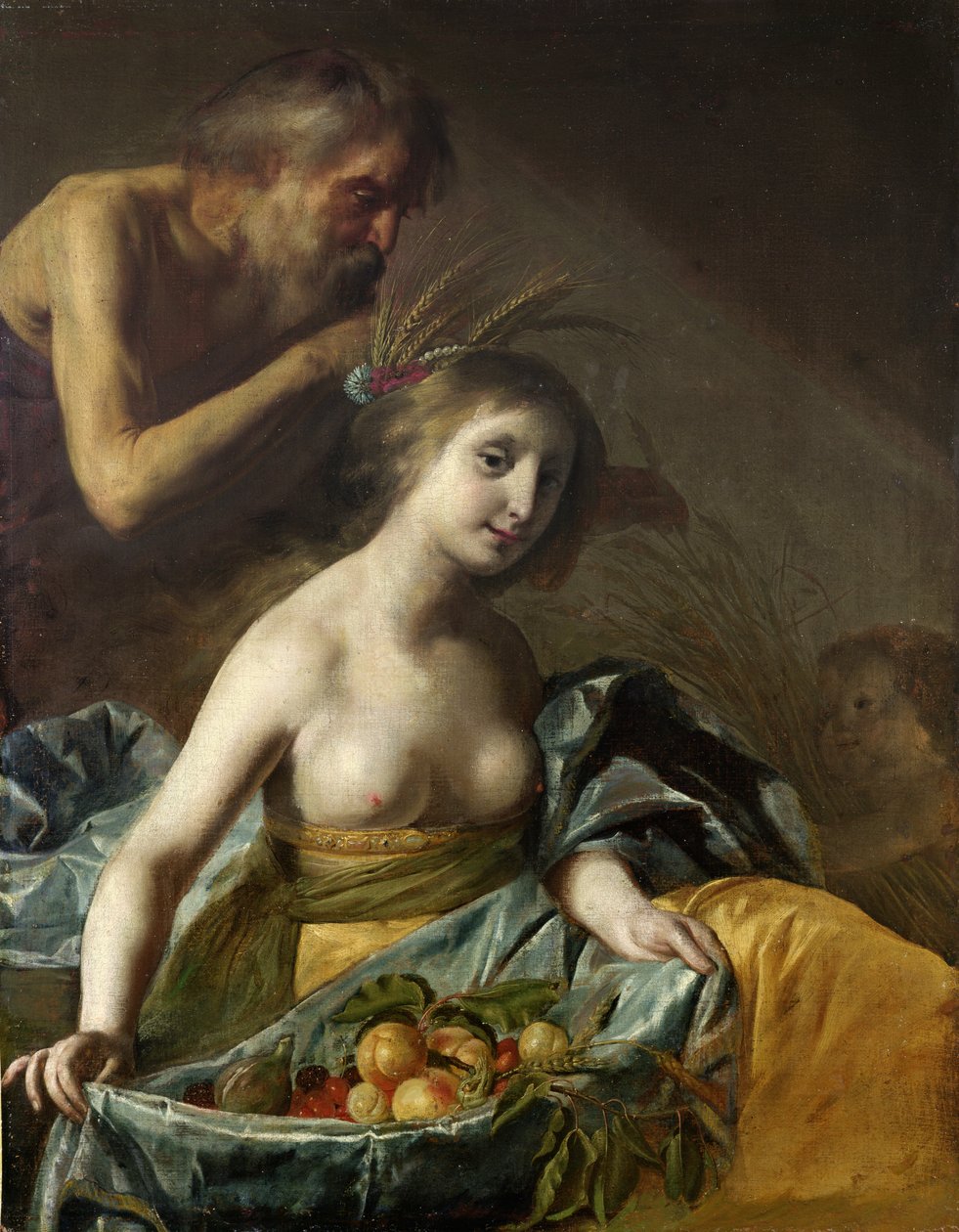Vertumnus och Pomona, mitten av 1600-talet (olja på duk) av Paulus Bor