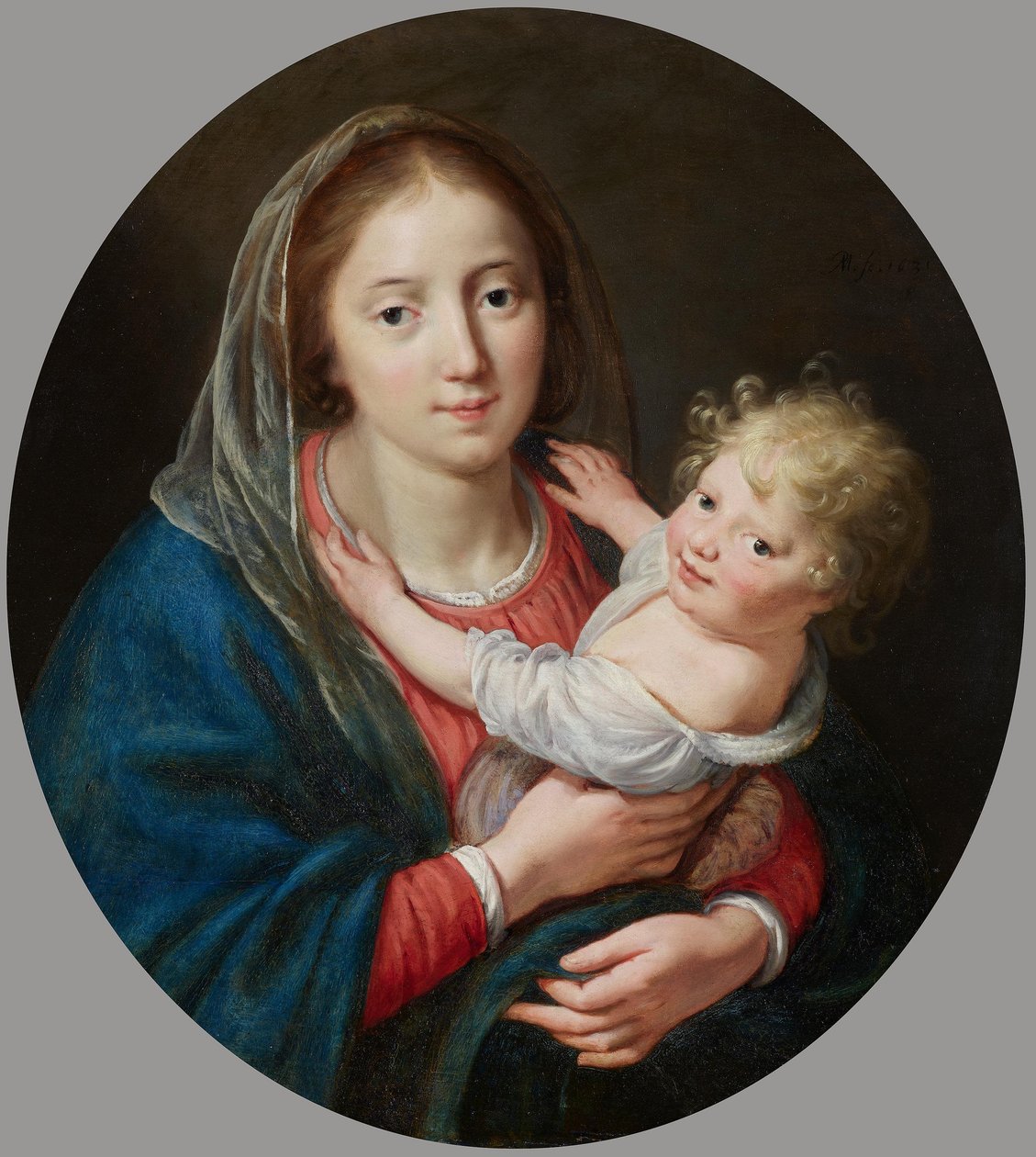 Maria med barnet av Paulus Moreelse