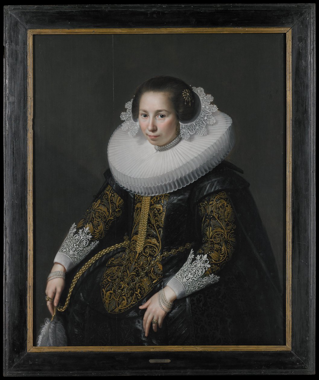 Porträtt av Catharina van Voorst av Paulus Moreelse