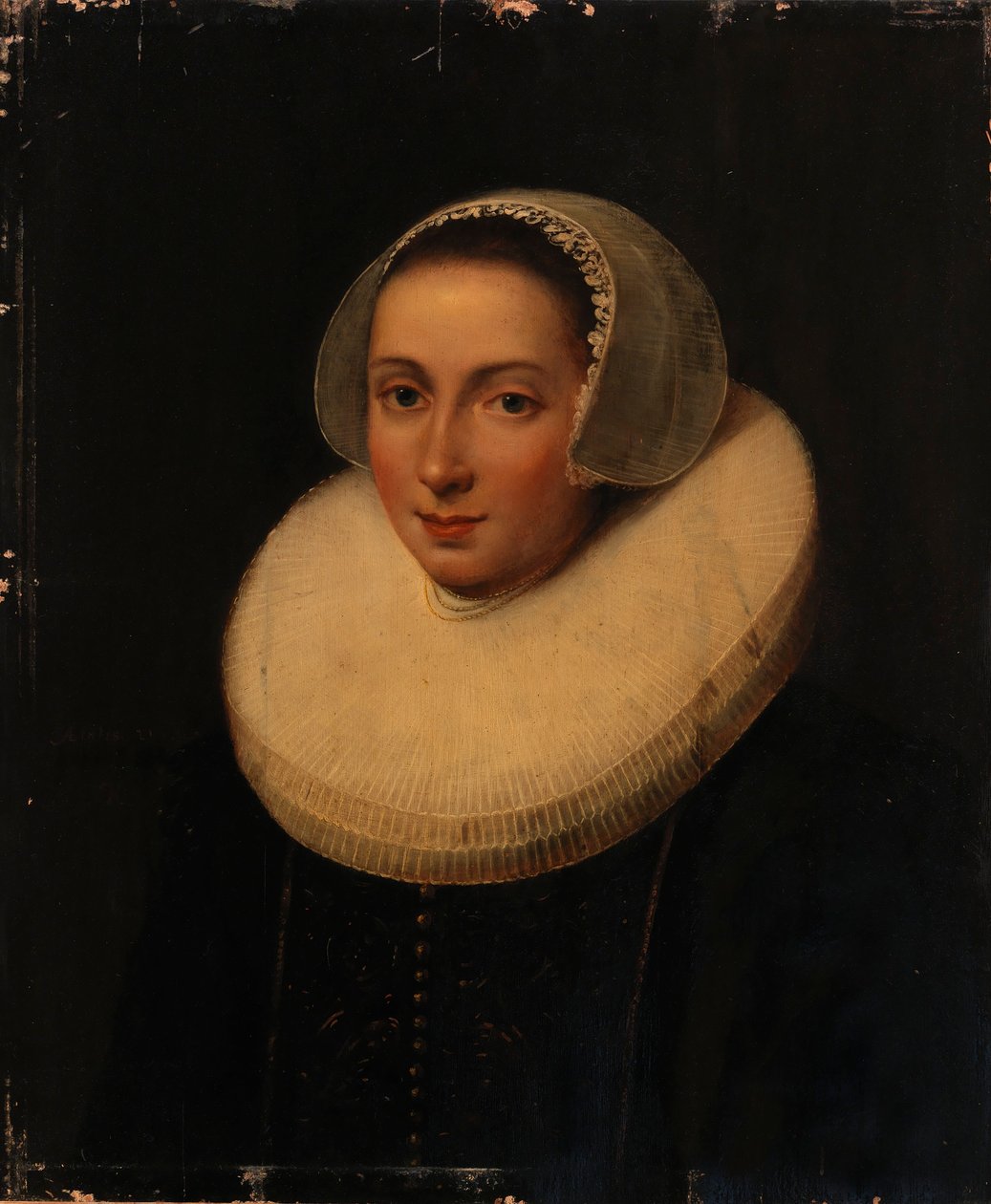 Porträtt av en dam av Paulus Moreelse