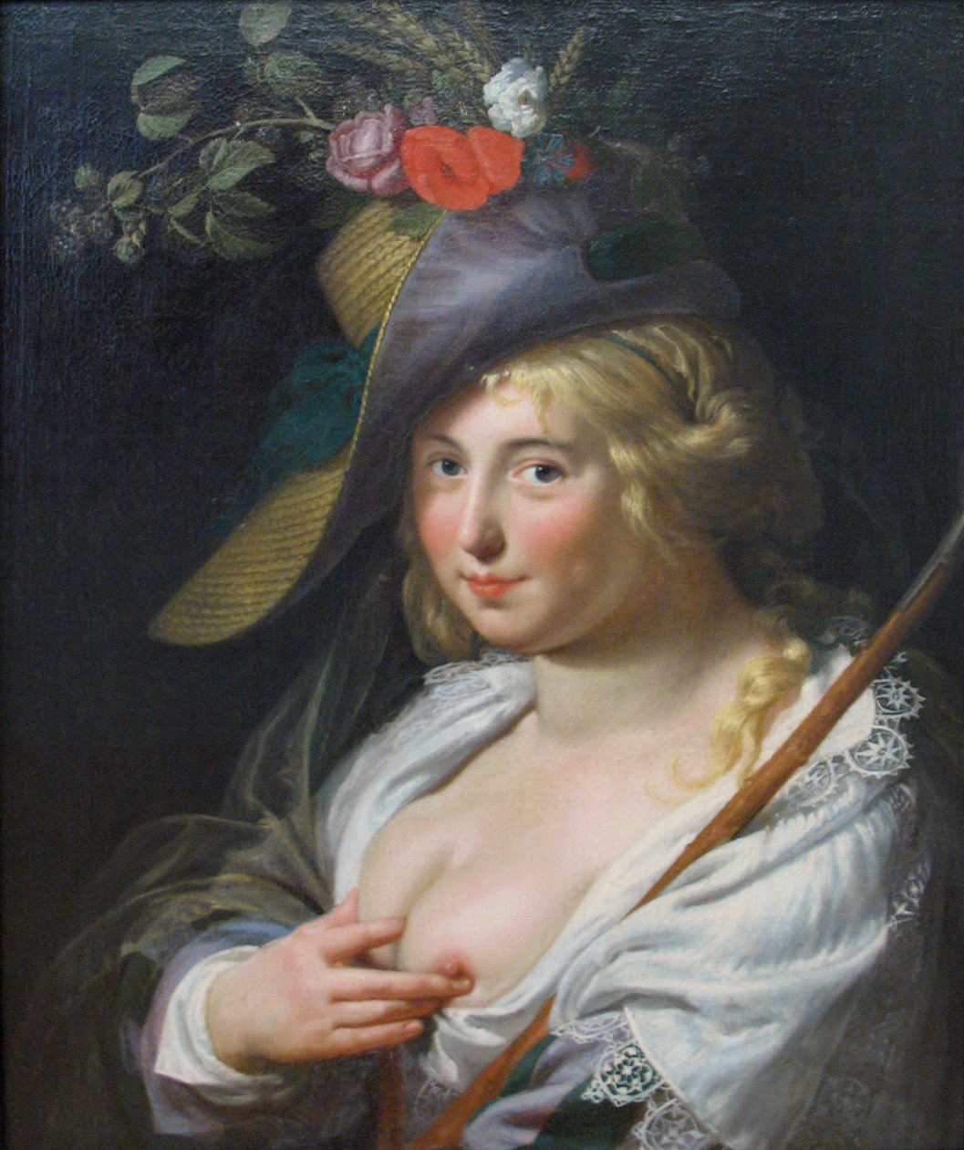 Den blonda herdinna av Paulus Moreelse