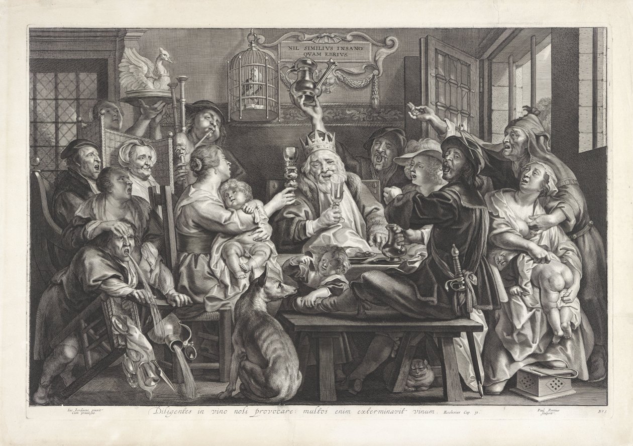 The King Drinks (Epiphany) av Paulus Pontius