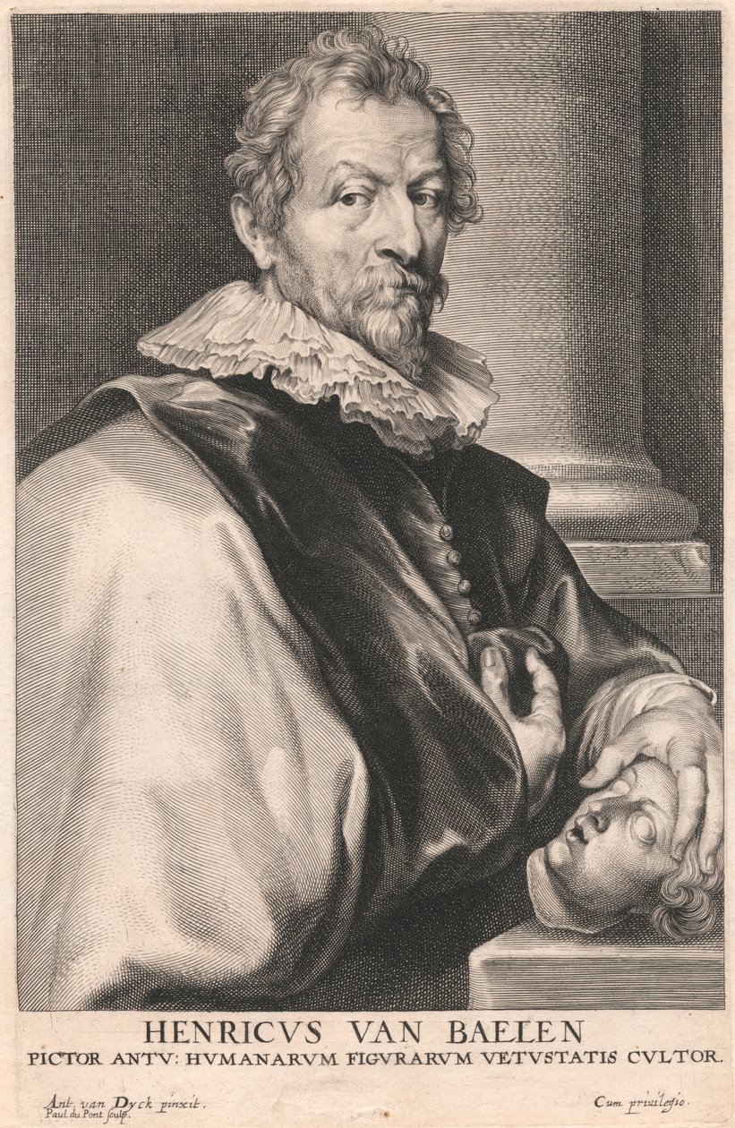 Henry van Baelen, målare Antu; Odlare av antikens mänskliga figurer av Paulus Pontius