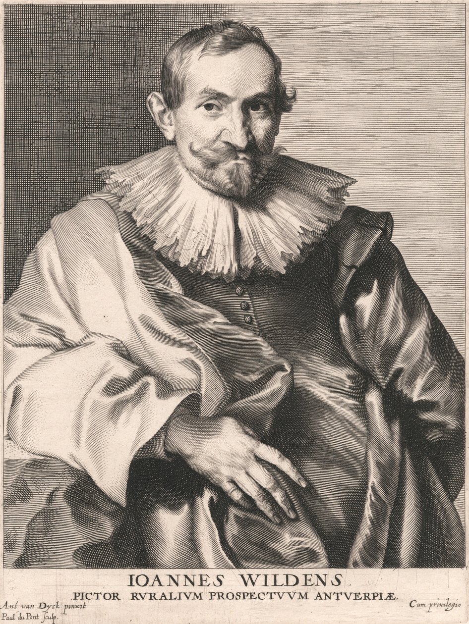 Joannes Wildens, målare av Rural Prospects of Antwerpen av Paulus Pontius