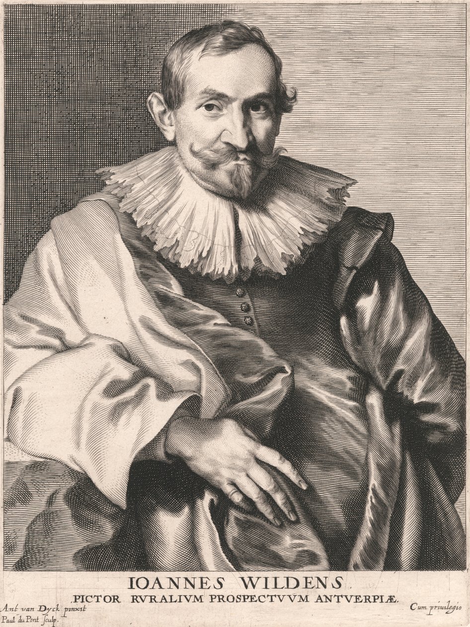 Joannes Wildens, målare av Rural Prospects of Antwerpen av Paulus Pontius