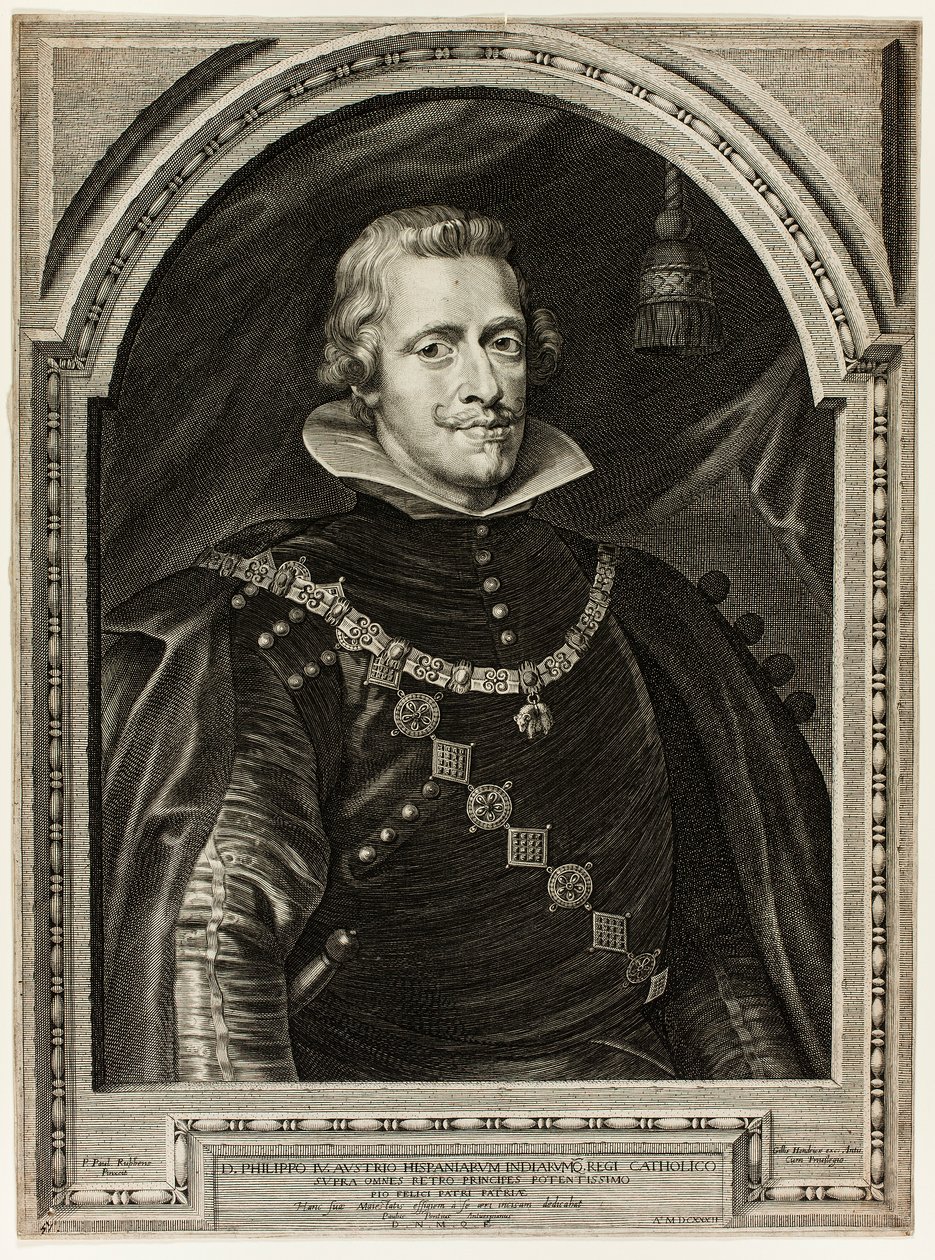 Filip IV, kung av Spanien av Paulus Pontius