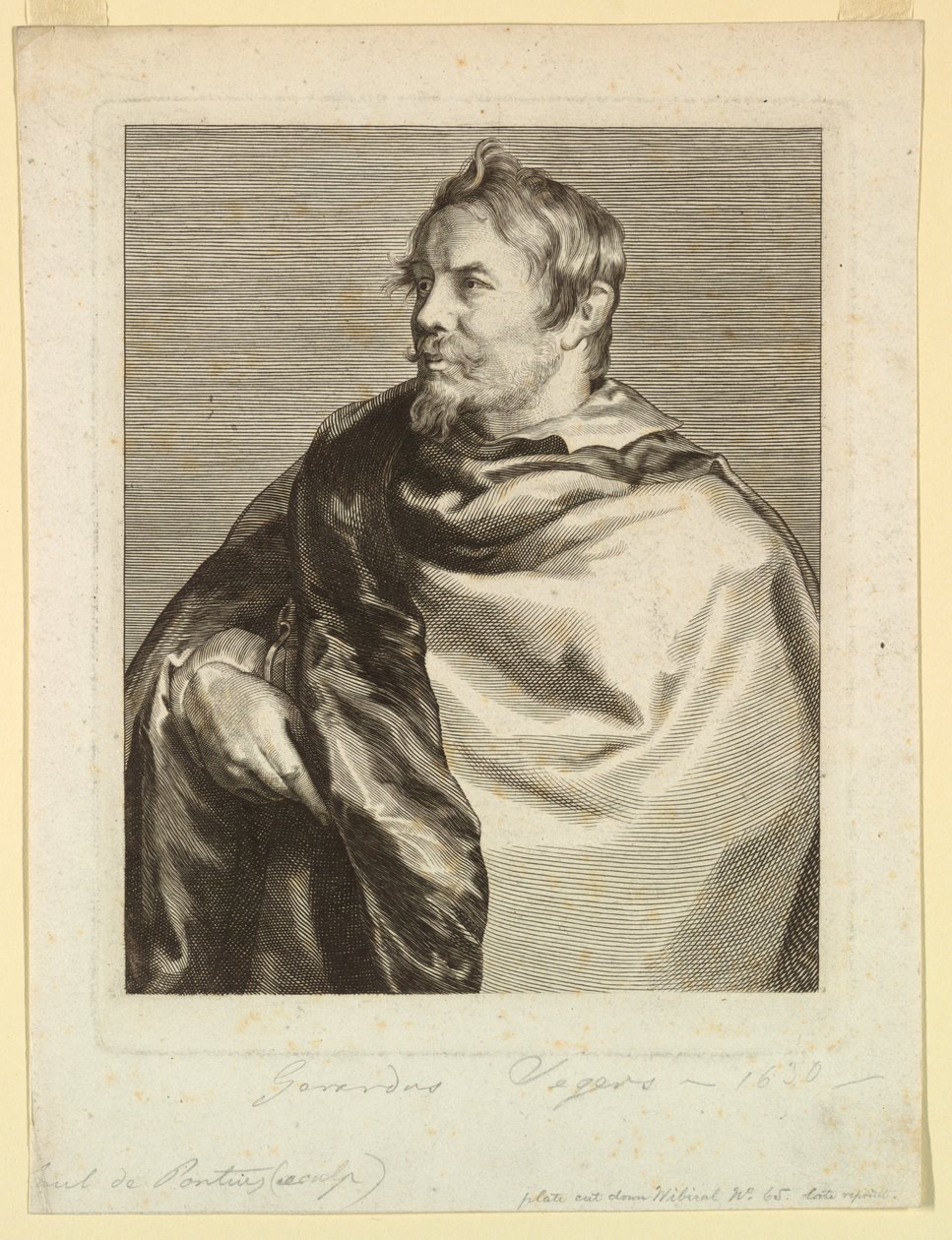 Porträtt av Gerard Seghers, från Icons of Princes of Men av Paulus Pontius