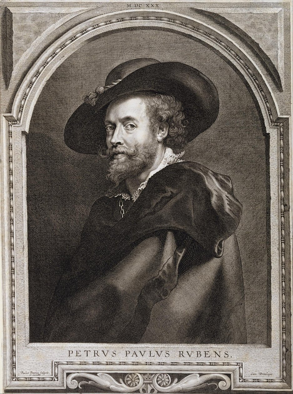 Porträtt av en man av Paulus Pontius