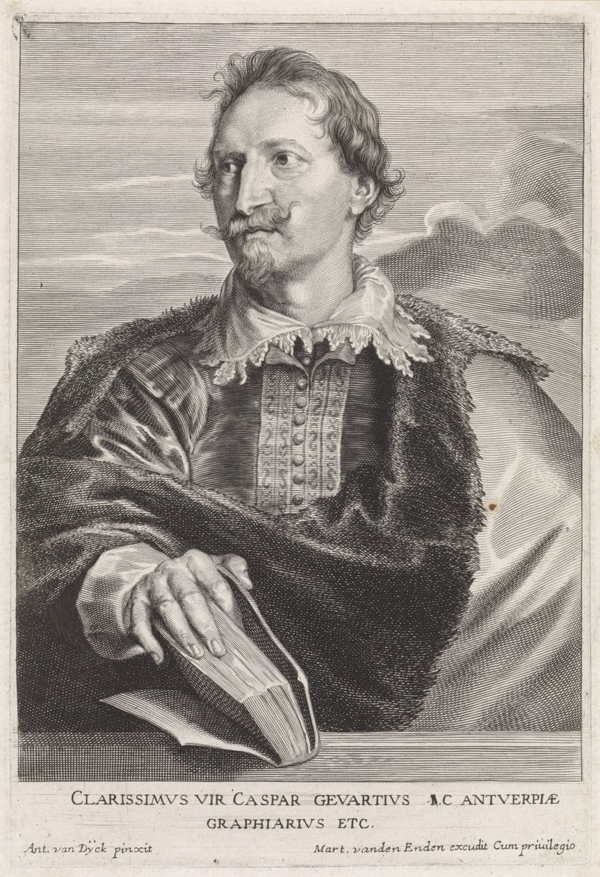 Porträtt av juristen Jan-Gaspar Gevartius av Paulus Pontius