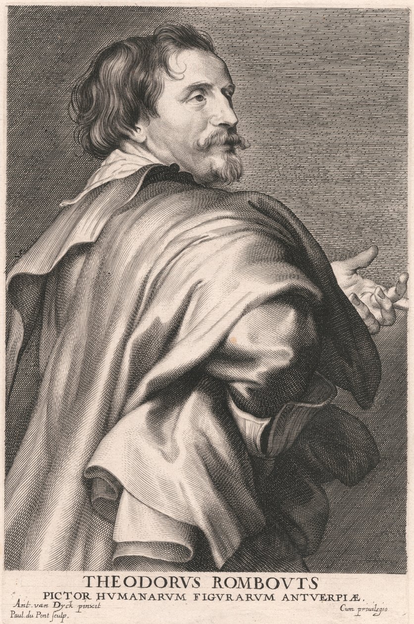 Theodore Rombouts, målare av mänskliga figurer i Antwerpen av Paulus Pontius