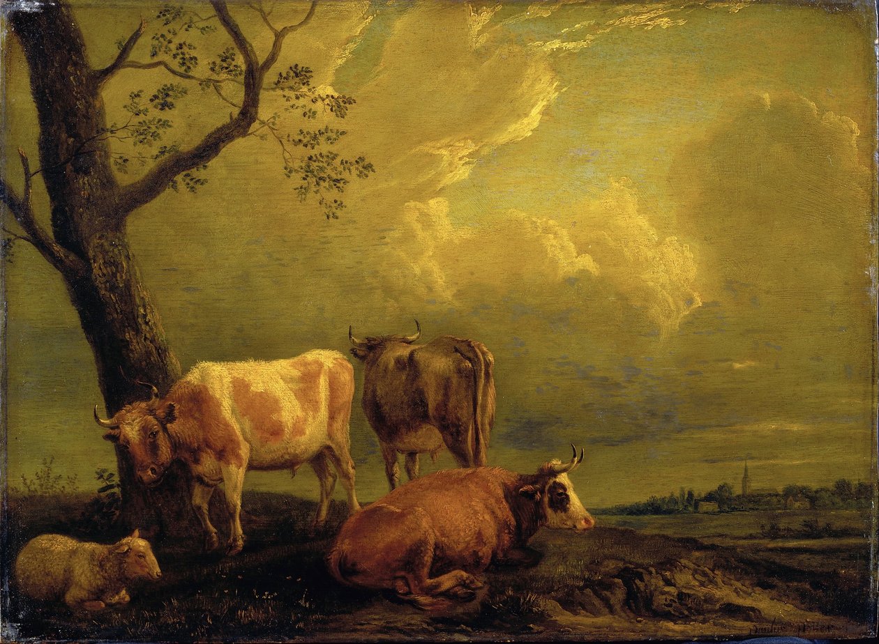 Nötkreatur och får av Paulus Potter