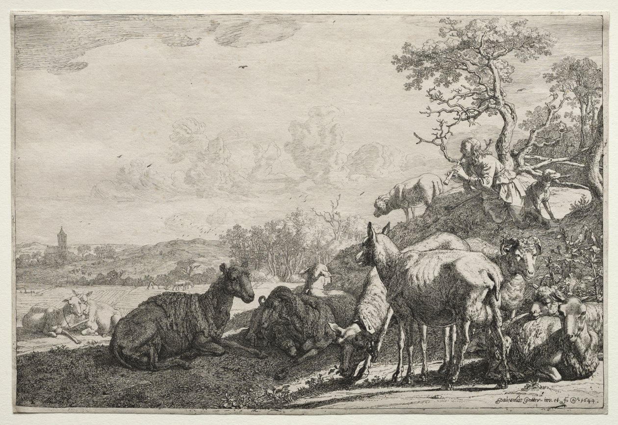 Herden, 1644. av Paulus Potter