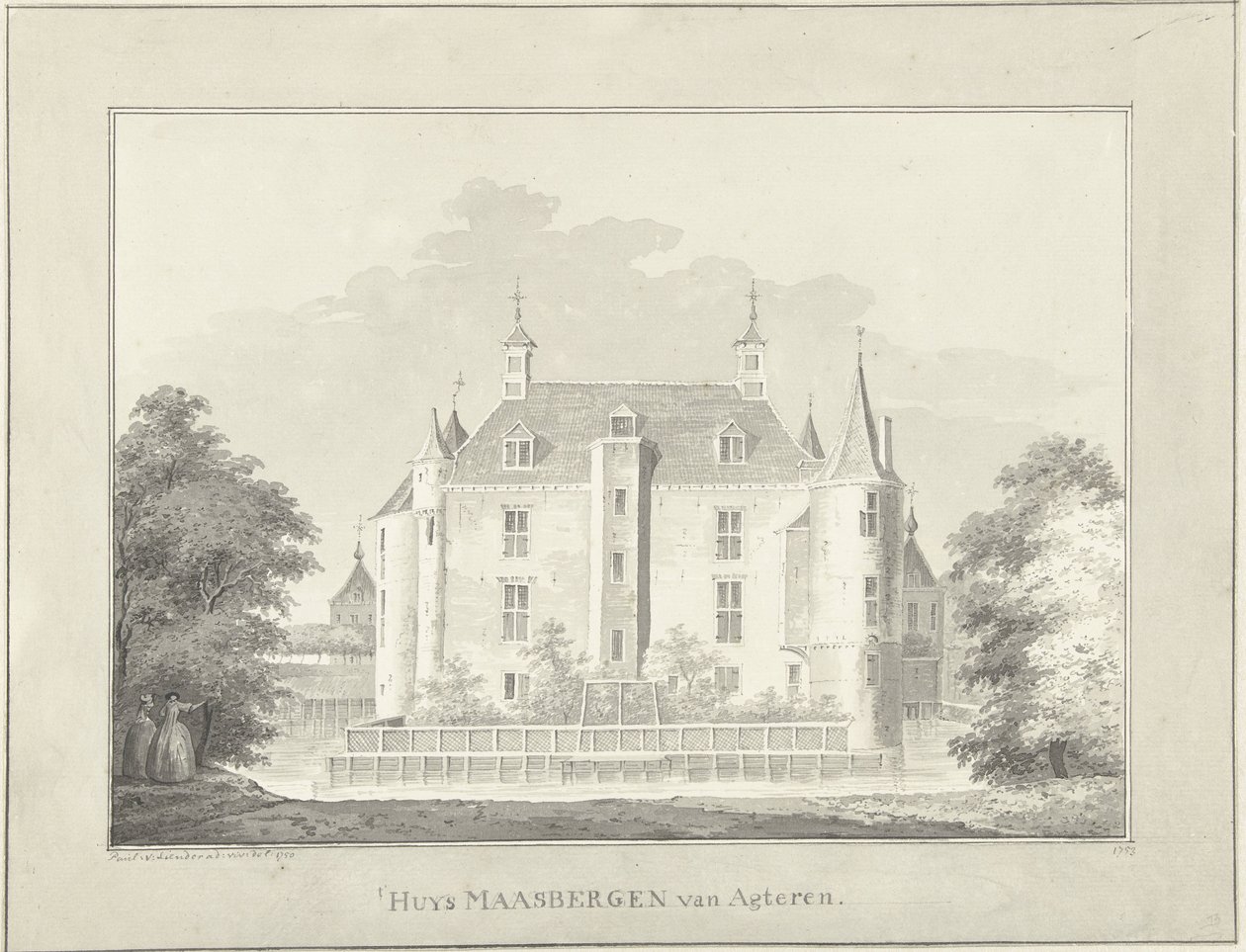 Maarsbergenhuset, bakifrån av Paulus van Liender