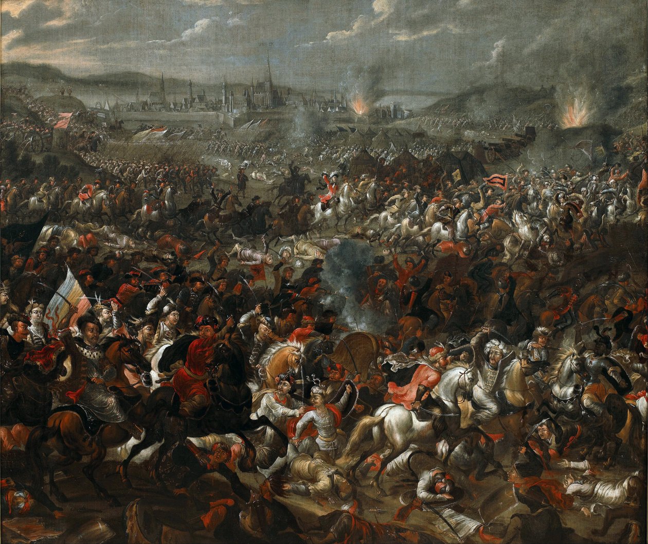Slaget vid Wien den 12 september 1683, ca 1683-84 (olja på duk) av Pauwel Casteels