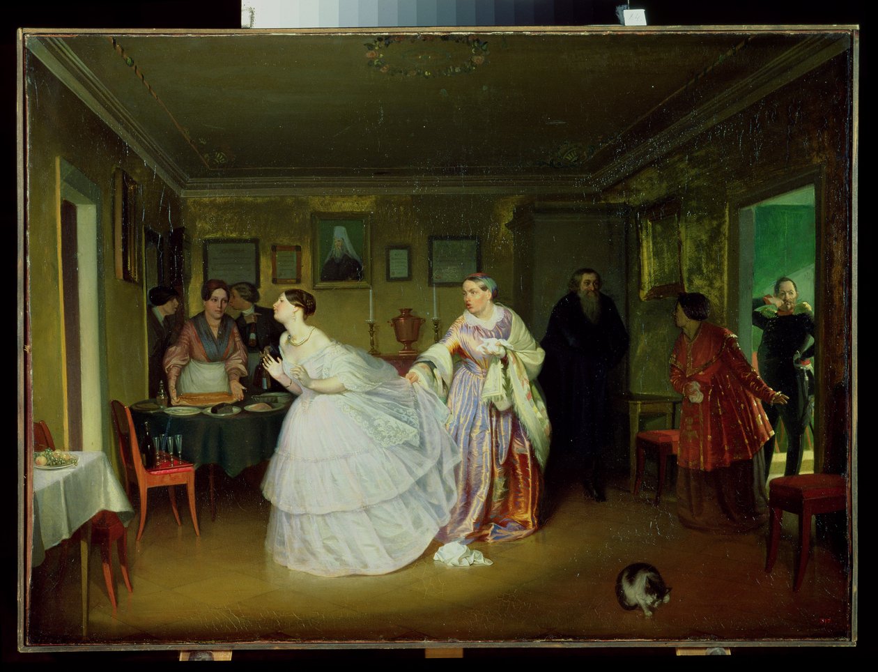 Majorens frieri, 1851 av Pavel Andreevich Fedotov