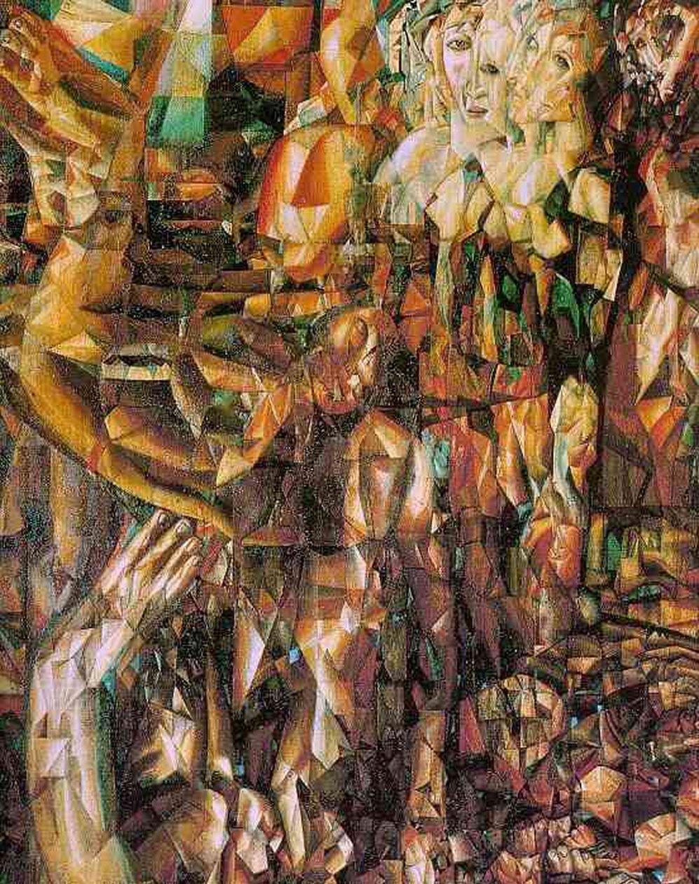 Ett par, 1912 av Pawel Nikolajewitsch Filonow