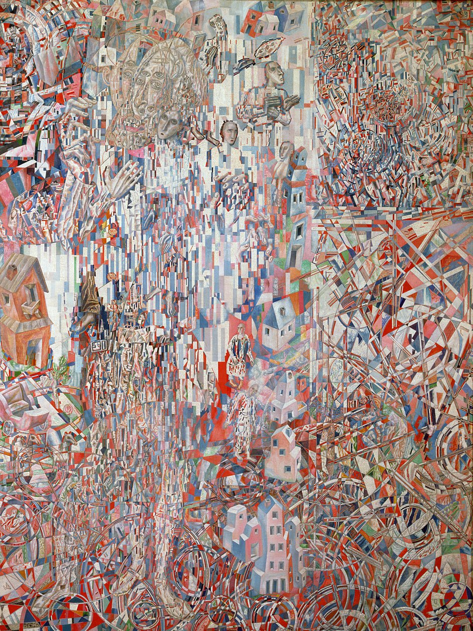 Petrogradproletariatets formel, 1920-21 av Pawel Nikolajewitsch Filonow