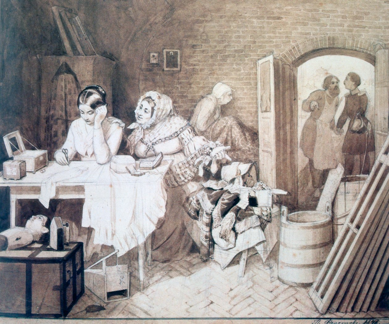 Musfälla, 1846 av Pavel Andreevich Fedotov