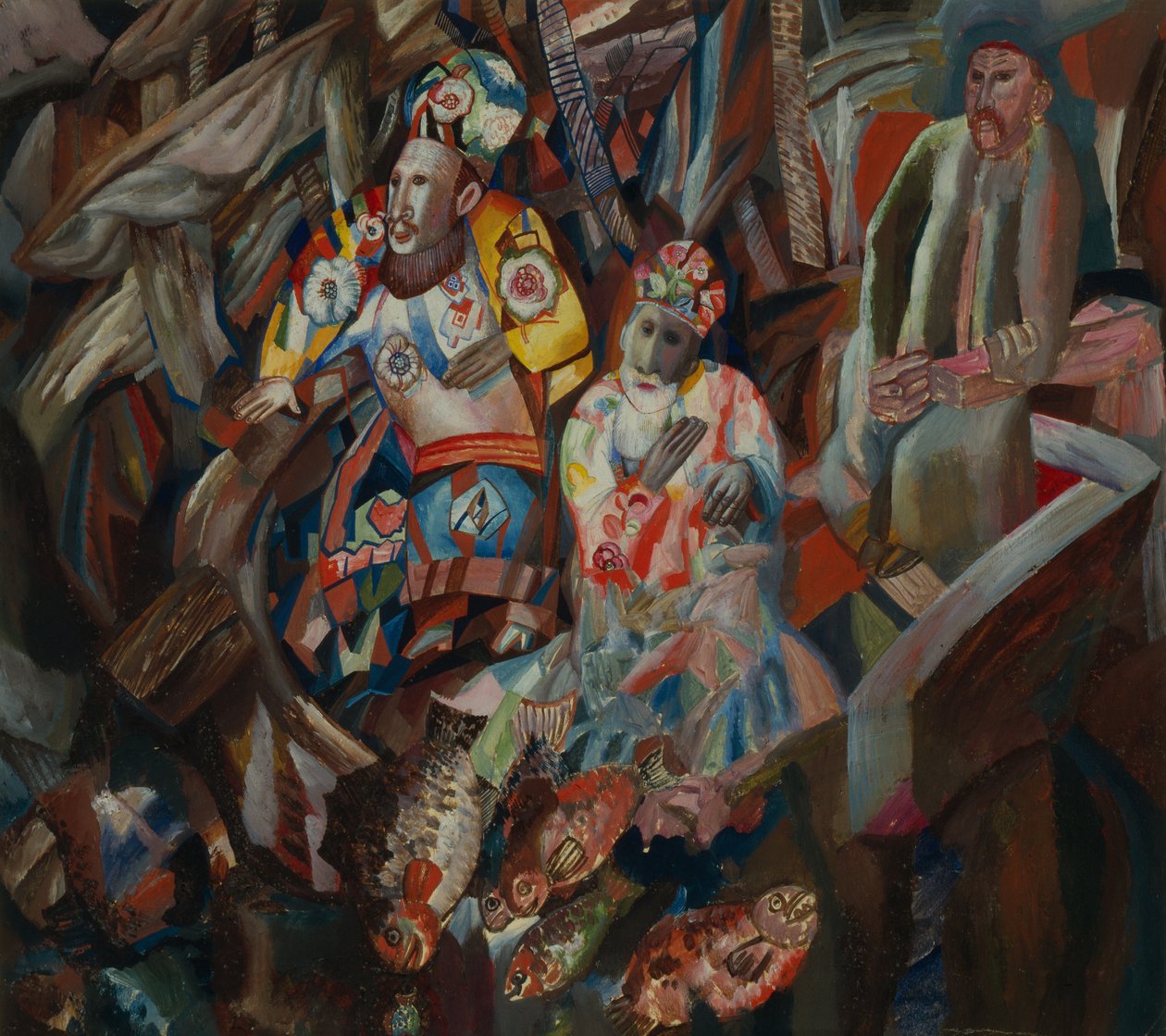 Öst och väst, 1912-1913 av Pavel Nikolayevich Filonov