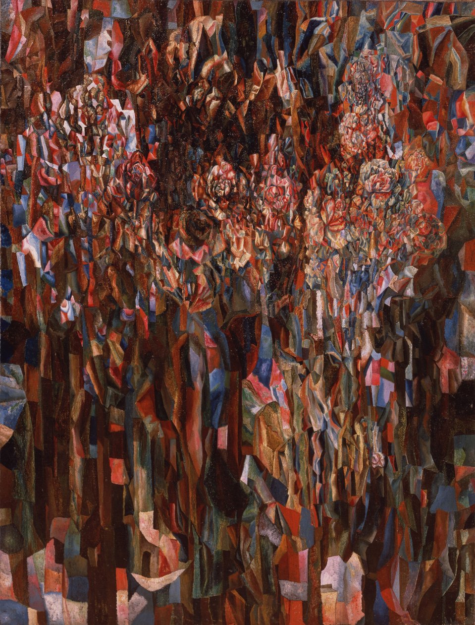 Blommor från världens blomningstid, 1915 av Pavel Nikolayevich Filonov