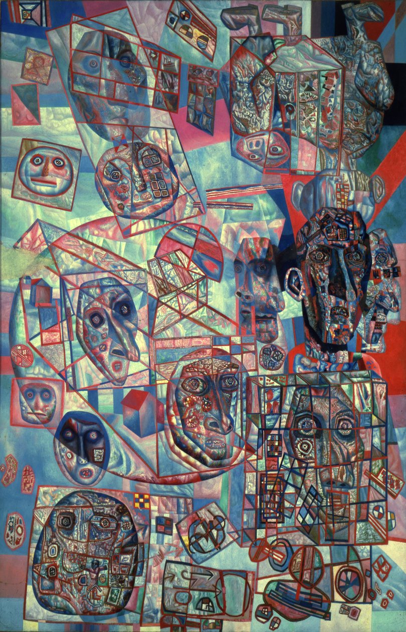 Mannen i världen, 1925 av Pavel Nikolayevich Filonov