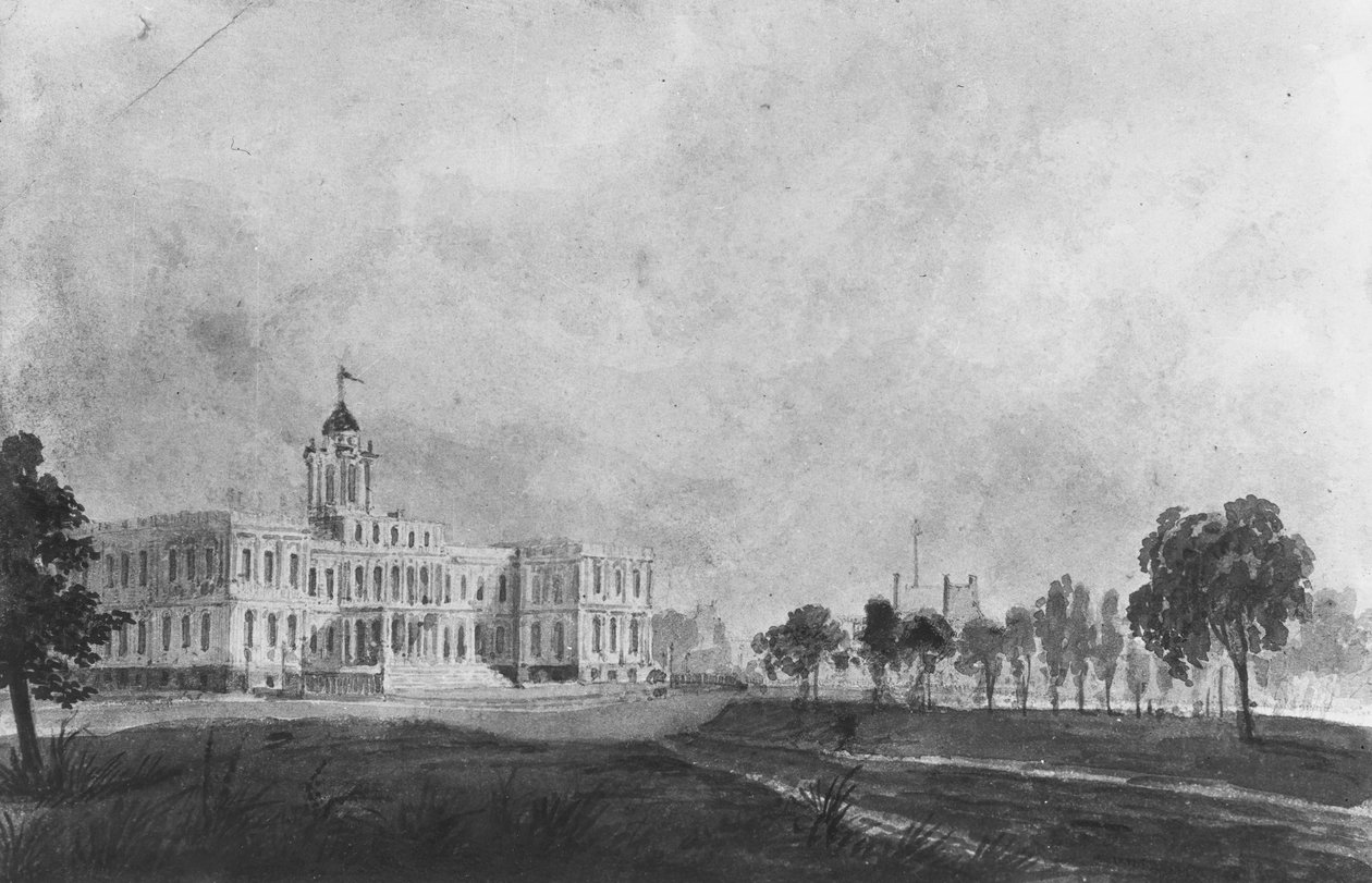The New City Hall, New York, 1811-ca. 1813. av Pavel Petrovic Svin