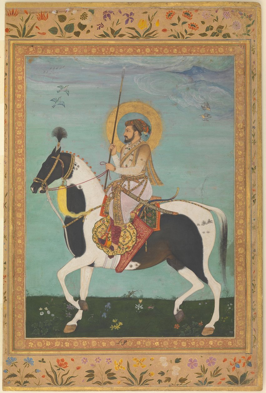 Shah Jahan till häst, ca 1630 av Payag