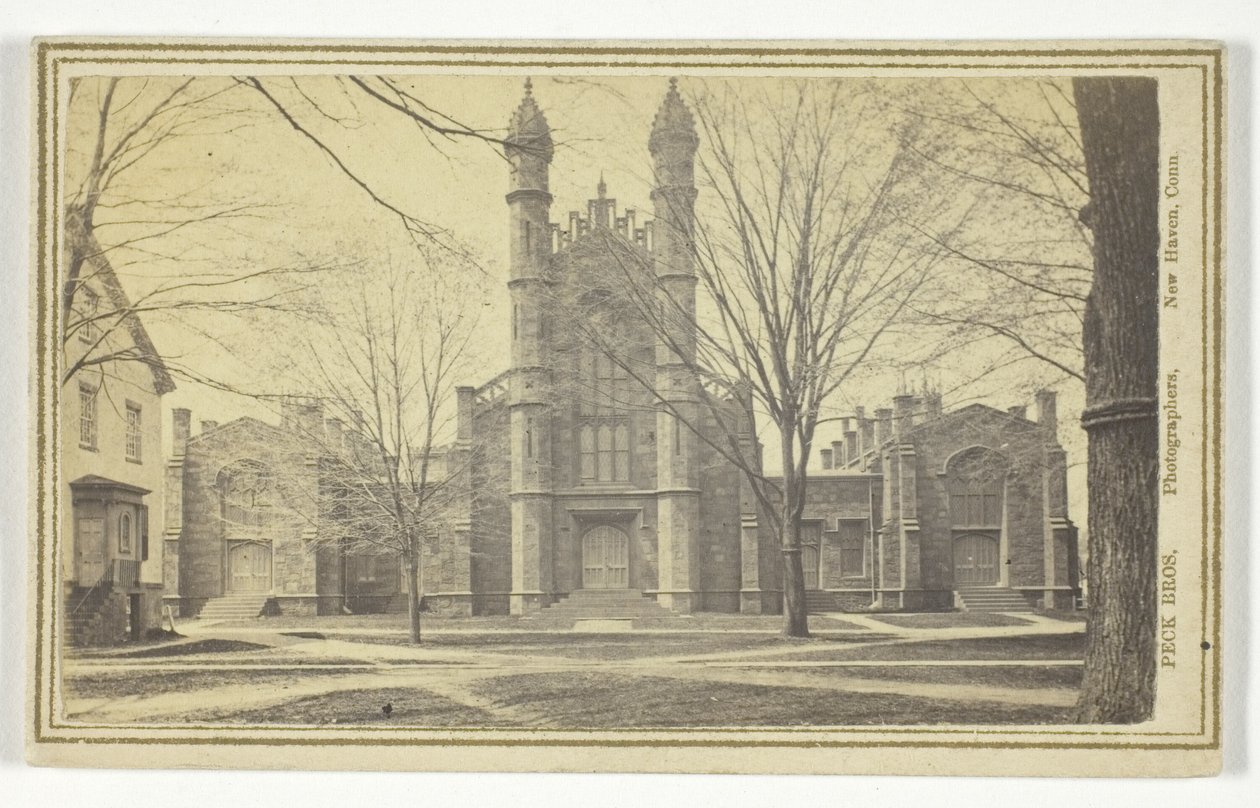 Bibliotek, Yale University av Peck Brothers