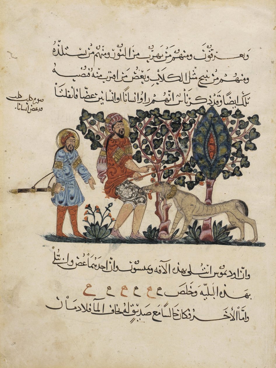 Folio från en arabisk översättning av Materia Medica av Dioscorides av Pedanius Dioscorides