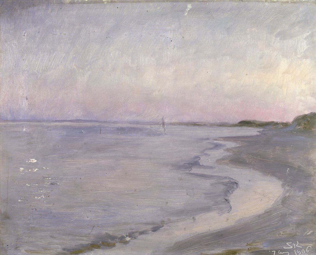 En kustscen av Peder Severin Krøyer