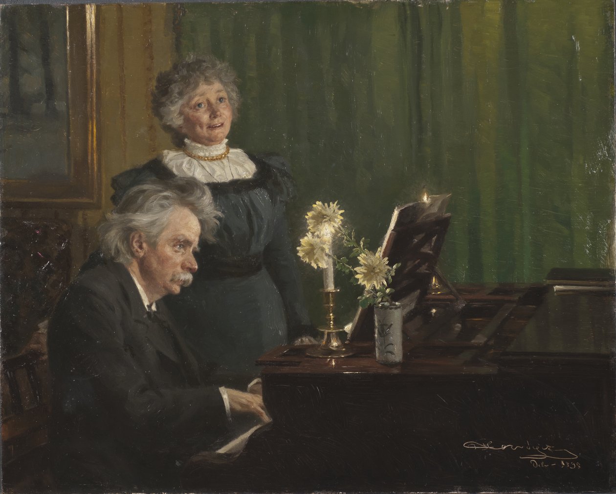 Edward Grieg och Nina Grieg, 3 av Peder Severin Krøyer