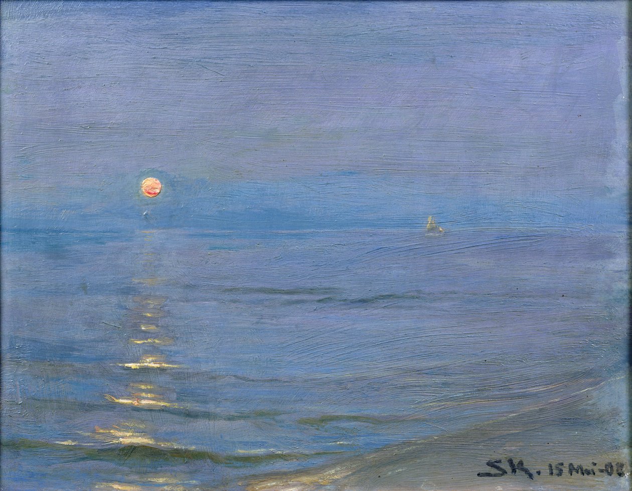 Sommarafton, Skagen, 1908 av Peder Severin Krøyer
