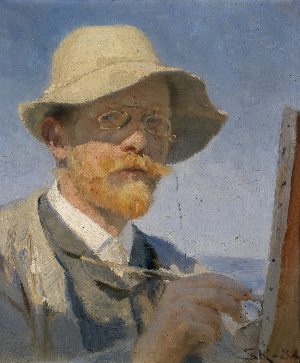 Självporträtt av Peder Severin Krøyer