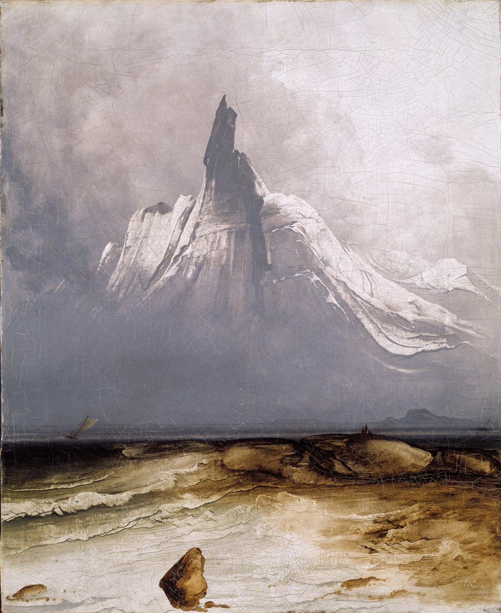 Stetind i dimma av Peder Balke