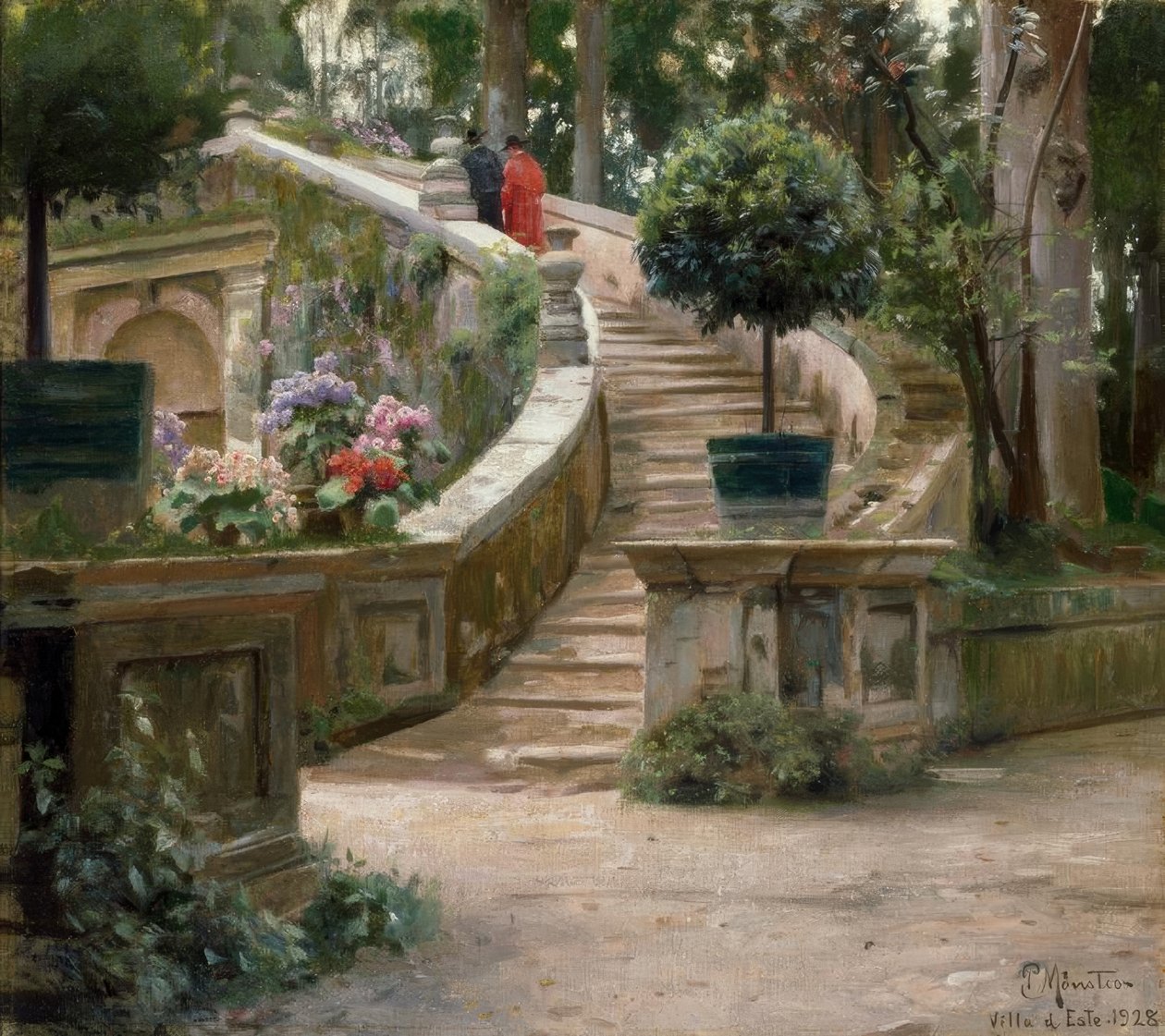 I parken Villa dEste av Peder Monsted