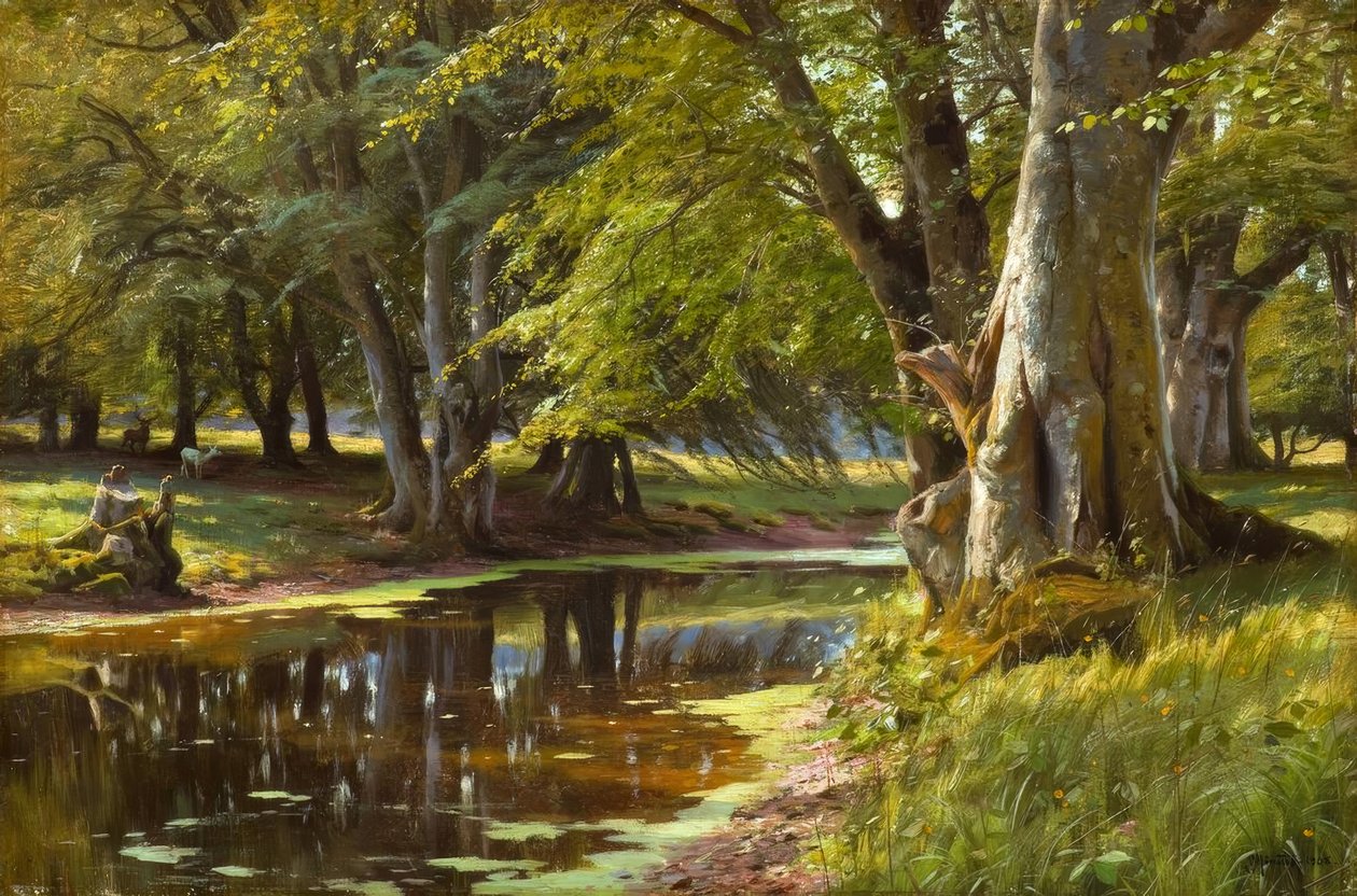 Peder Mönsted, Sommardag vid skogsbäcken av Peder Monsted