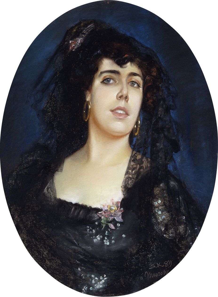 Porträtt av Anne Pelterson-Norrie, 1889 av Peder Severin Krøyer