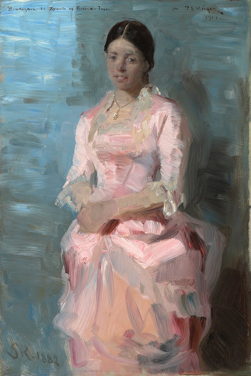 Porträtt av Frederikke Tuxen, 1882 av Peder Severin Krøyer