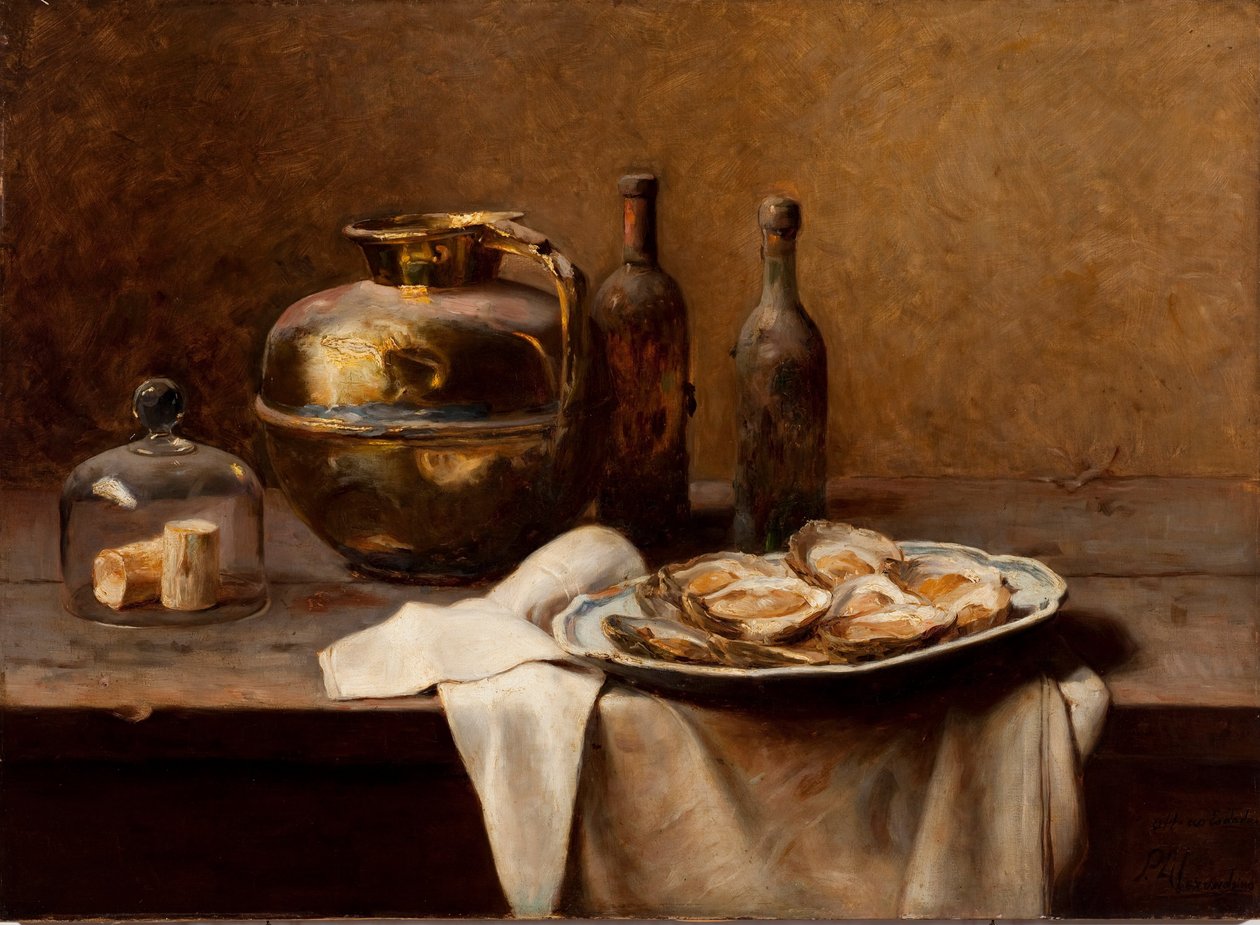 Oysters and Copperware  av Pedro Alexandrino Borges