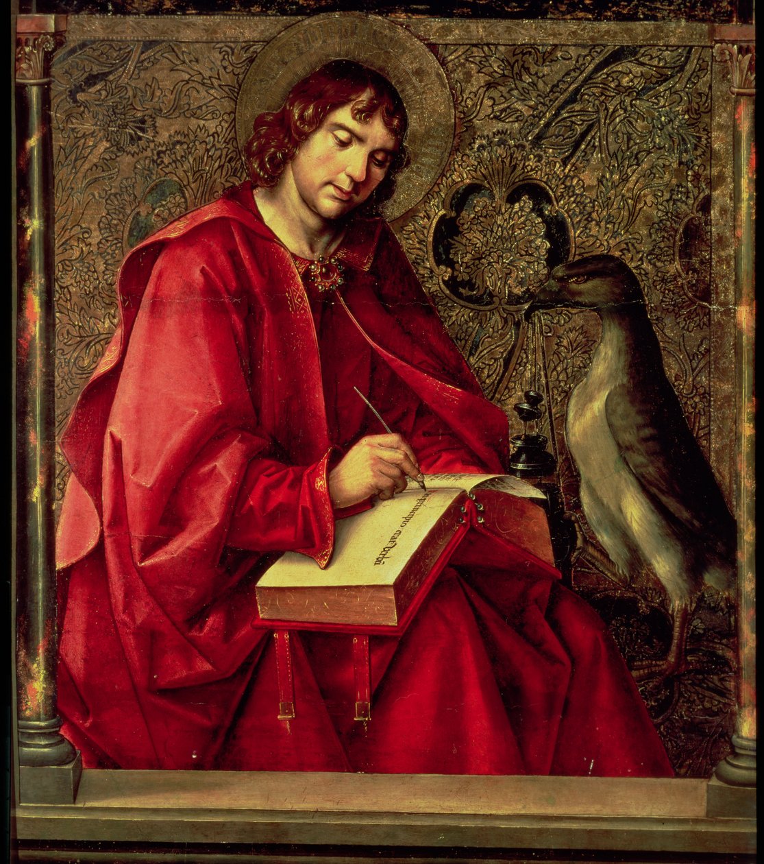S:t Johannes evangelisten, från St. Thomas altartavla av Pedro Berruguete