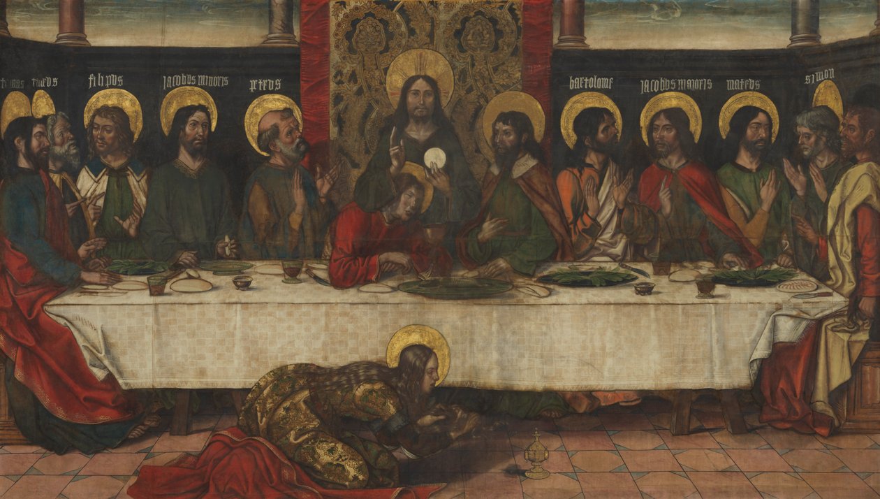 Nattvarden, ca 1495-1500 av Pedro Berruguete